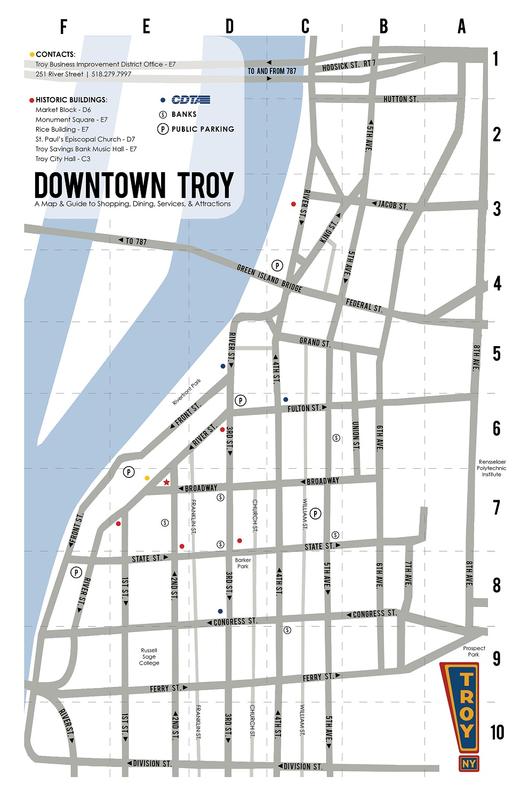 the music hall is located on the upper floors of the troy savings bank building on the corner of state and 2nd streets in downtown troy
