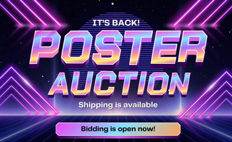 Online Signed Merch and Poster Auction!