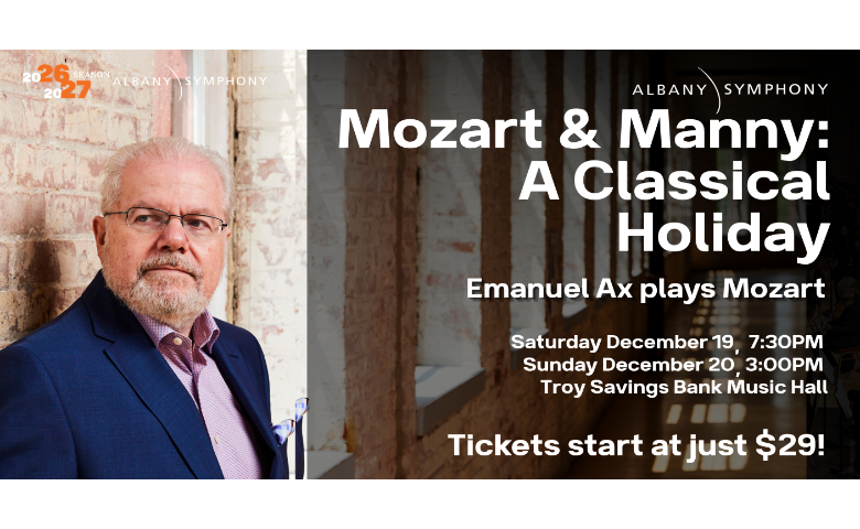 Mozart & Manny: a Classical Holiday MATINEE